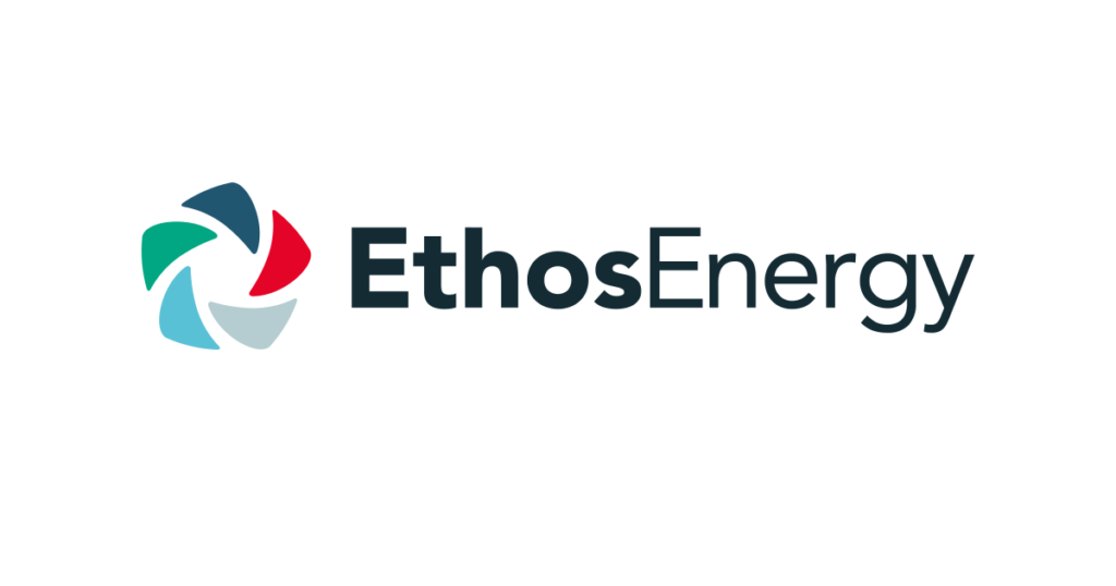 Logo firmy Ethos Energy